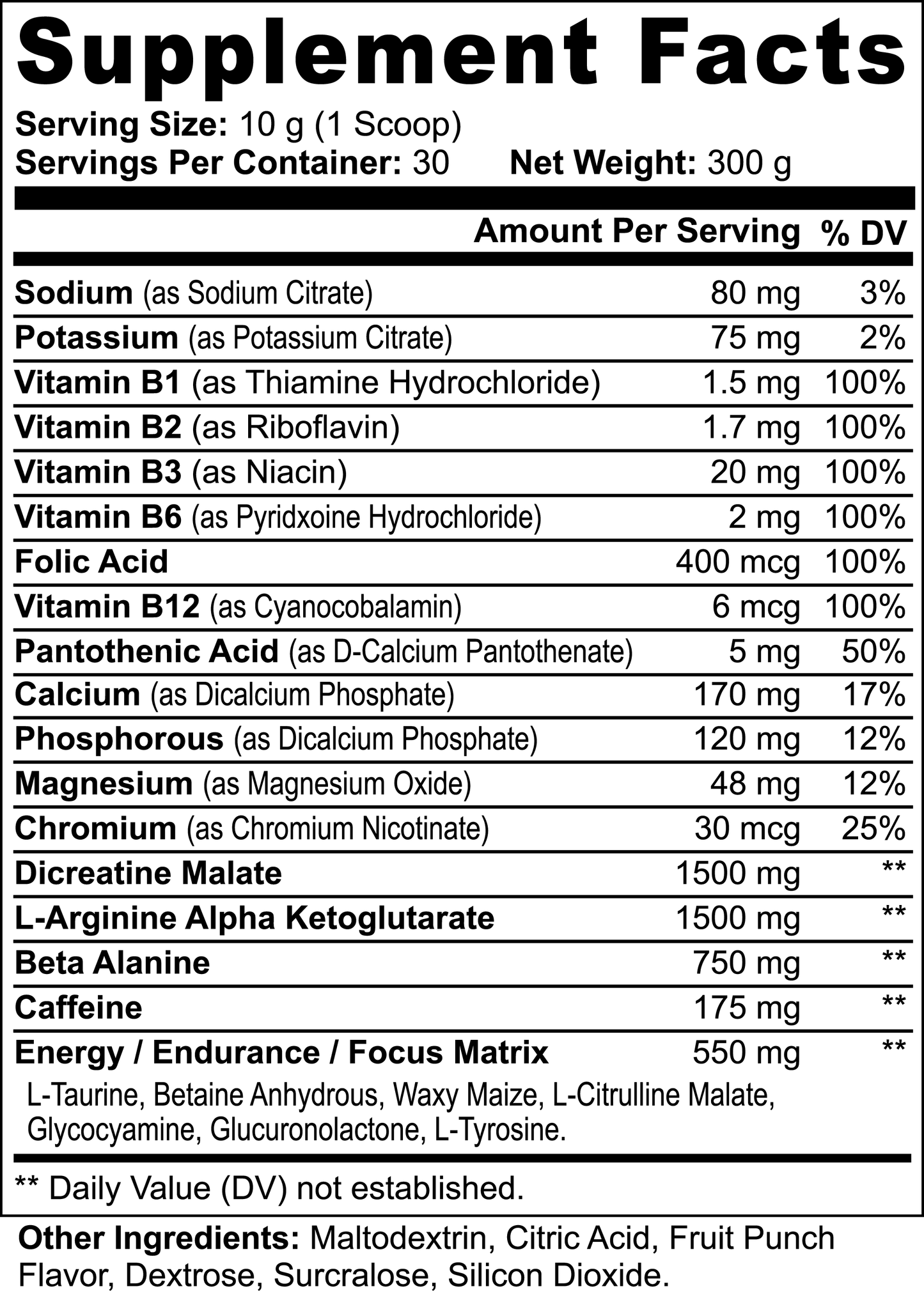 Nitric Edge (Fruit Punch)